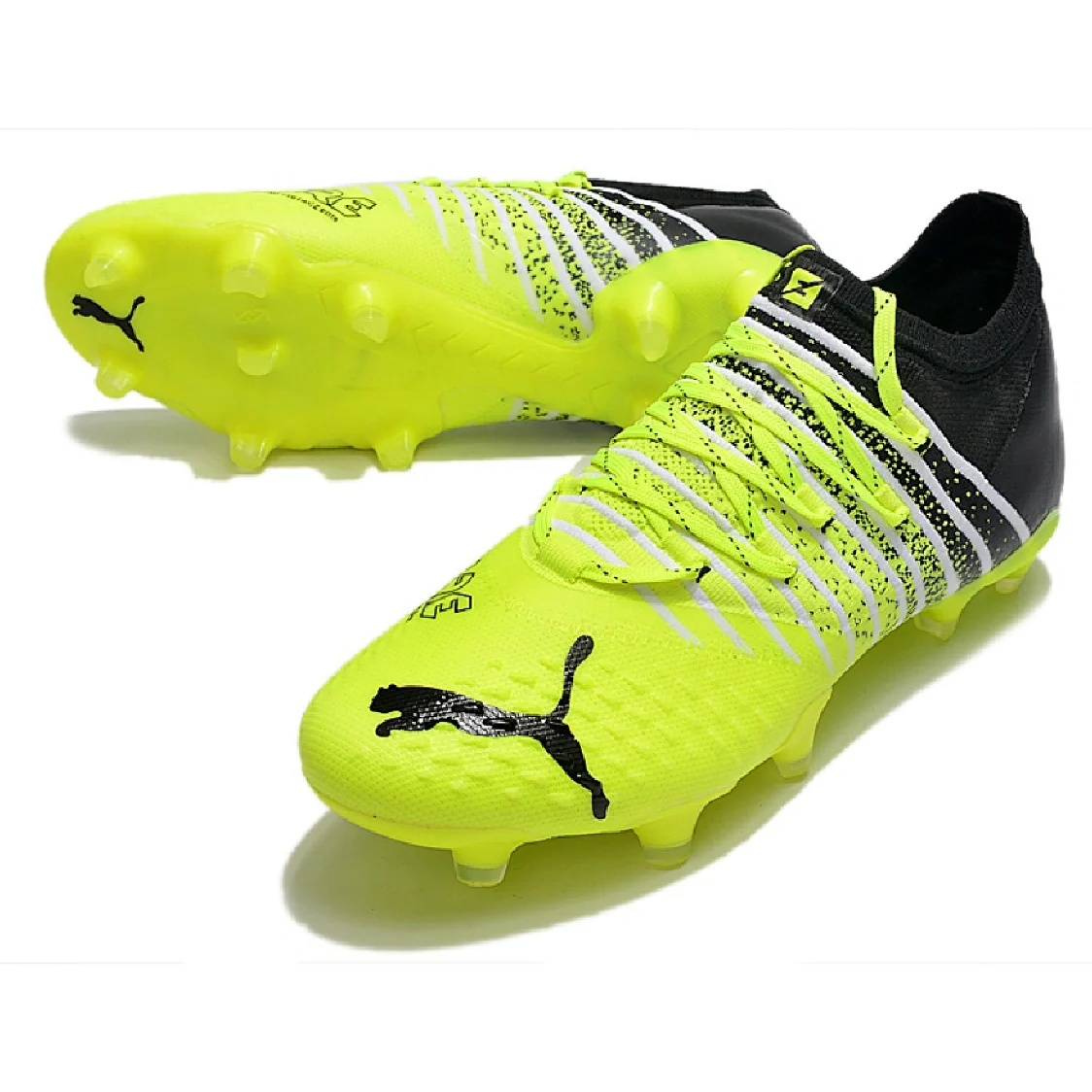 Puma Future Z 1.3 Yellow and Black Firm Ground FG Football Boot