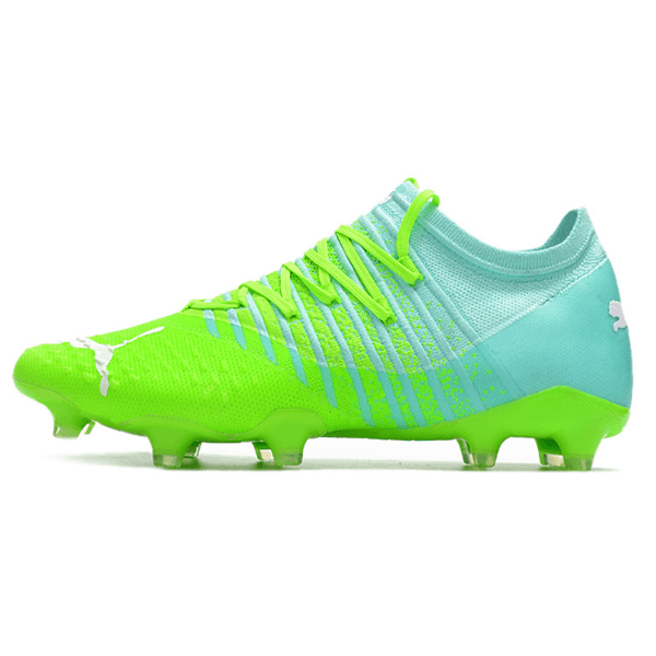 Botas de fútbol Puma Future Z 1.3 FG para terreno firme azul y verde