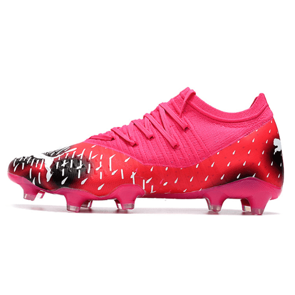 Botas de fútbol Puma Future Z 1.3 FG para terreno firme, color rosa y rojo