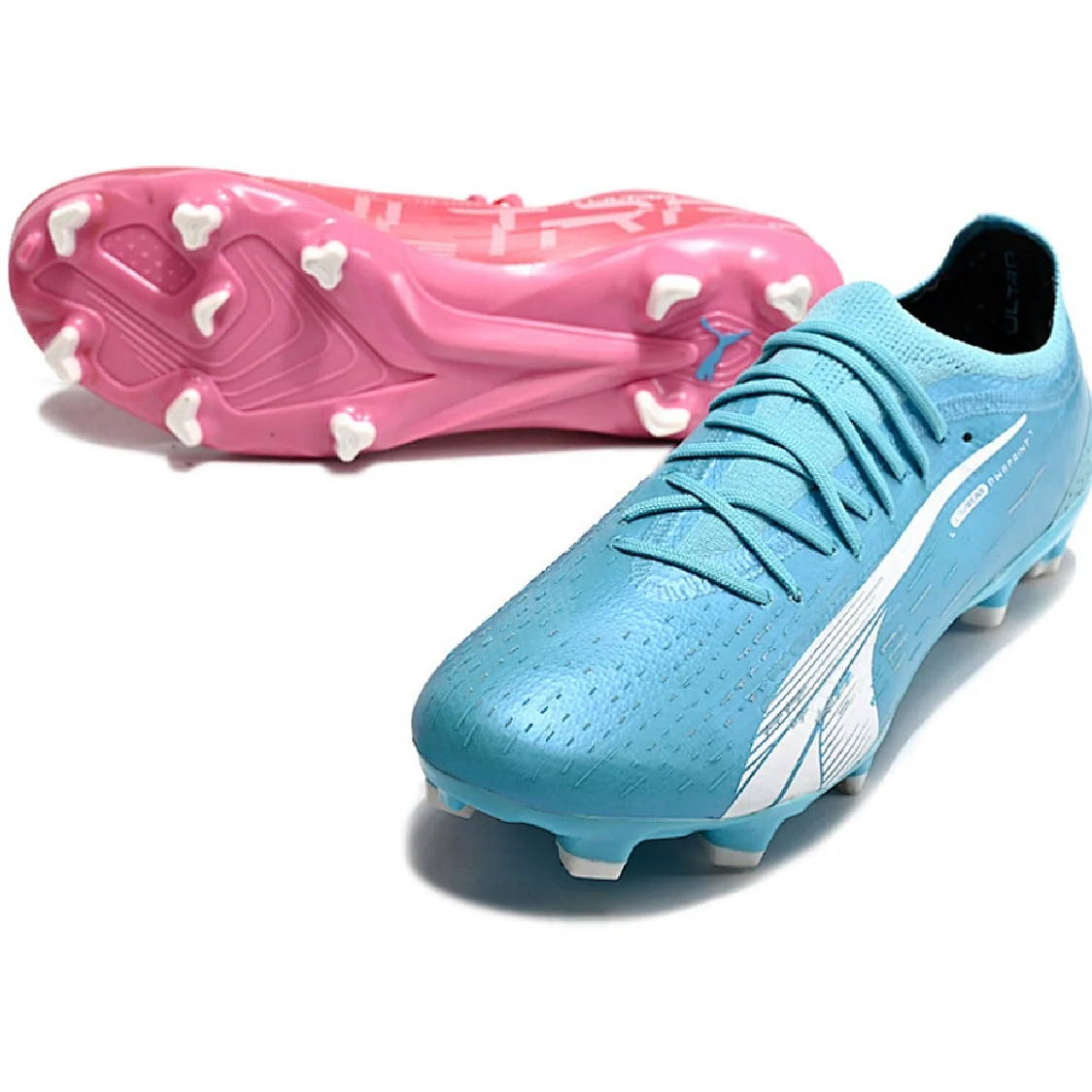 Puma Ultra Ultimate Blue and Pink Firm Ground FG Football Boot