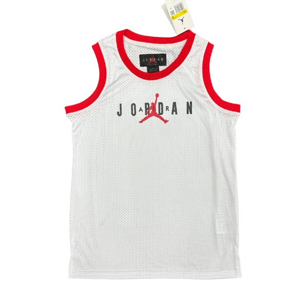 Jordan White and Red Tank Top 