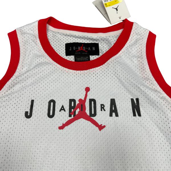 Jordan White and Red Tank Top 