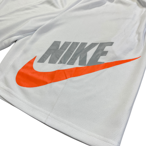 Nike White Grey Orange Shorts 