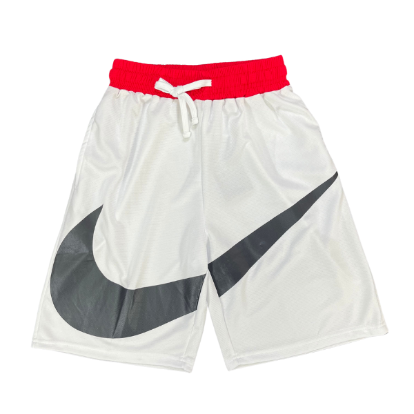 Pantalones cortos Nike blancos, rojos y grises 