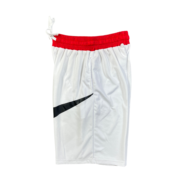 Pantalones cortos Nike blancos, rojos y grises 