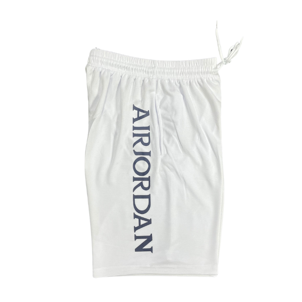 Nike Air Jordan White Gray Blue Shorts 