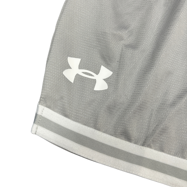 Under Armour Gray and White Shorts