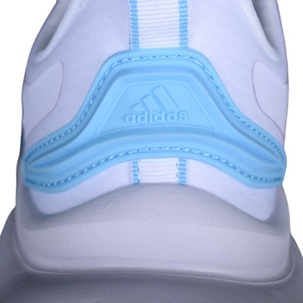 Adidas Alphabounce + White and Light Blue Running Shoes