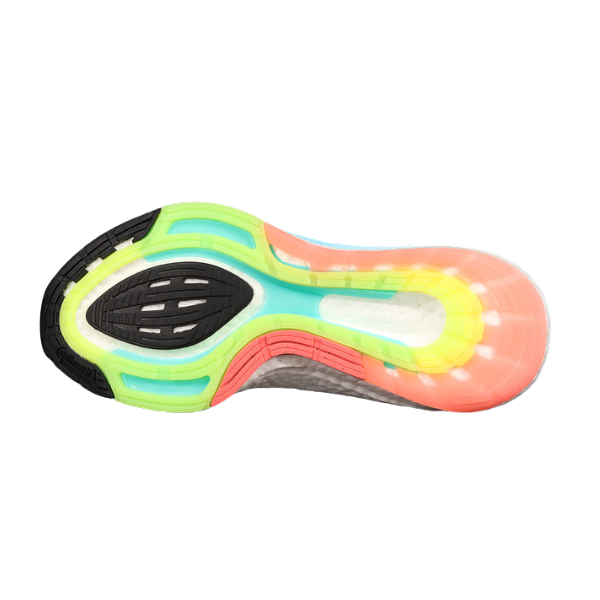 Zapatillas de running Adidas Ultraboost Light en negro, naranja y azul 