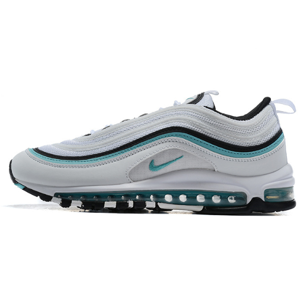 Zapatillas Nike Air Max 97 informales en blanco, negro y azul 