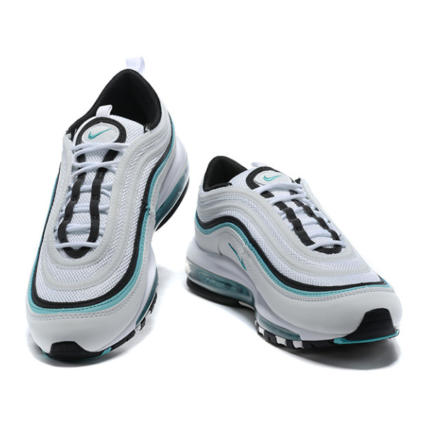 Zapatillas Nike Air Max 97 informales en blanco, negro y azul 