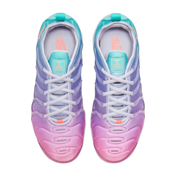 Nike Air VaporMax Plus White Blue and Light Purple Casual Shoes