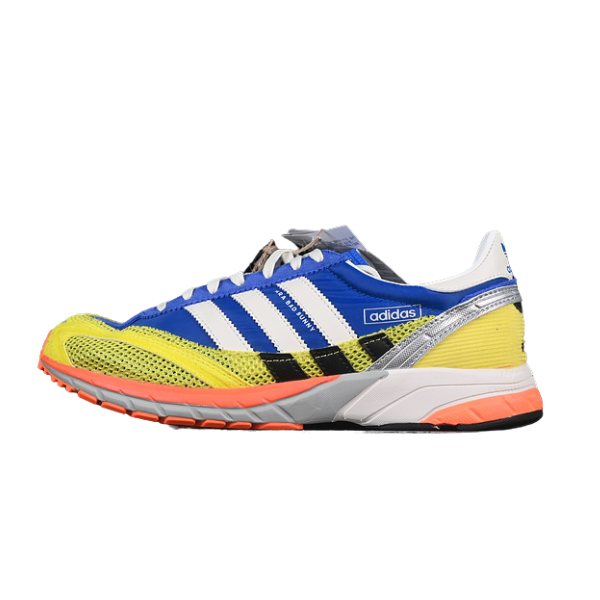 Zapatillas casuales Adidas Adizero 72SL X Bad Bunny en azul y amarillo 