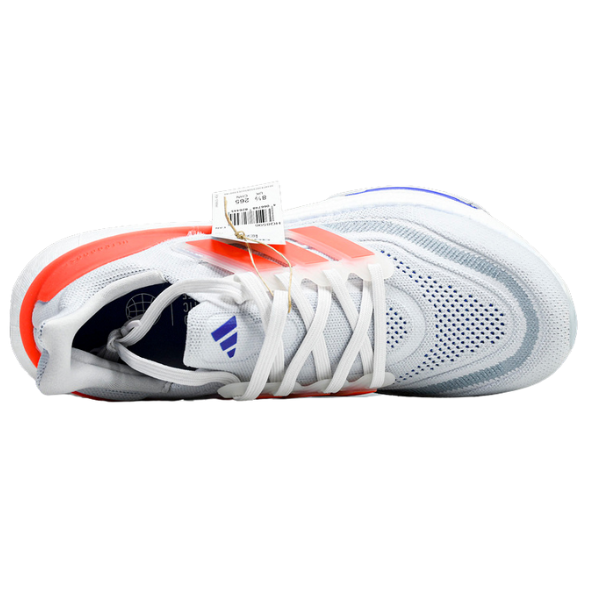 Zapatillas de running Adidas Ultraboost Light en blanco y naranja 