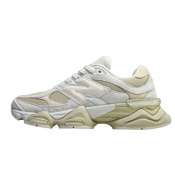 New Balance 9060 Beige White Casual Shoes
