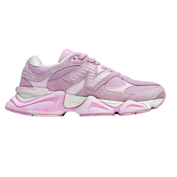 Zapatillas informales New Balance 9060 rosa con efecto teñido