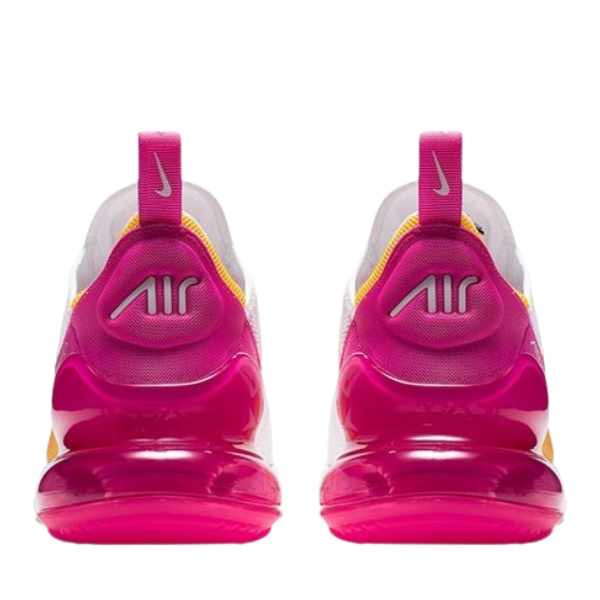 Zapatillas Nike Air Max 270 React Laser Fucsia University Gold Casual