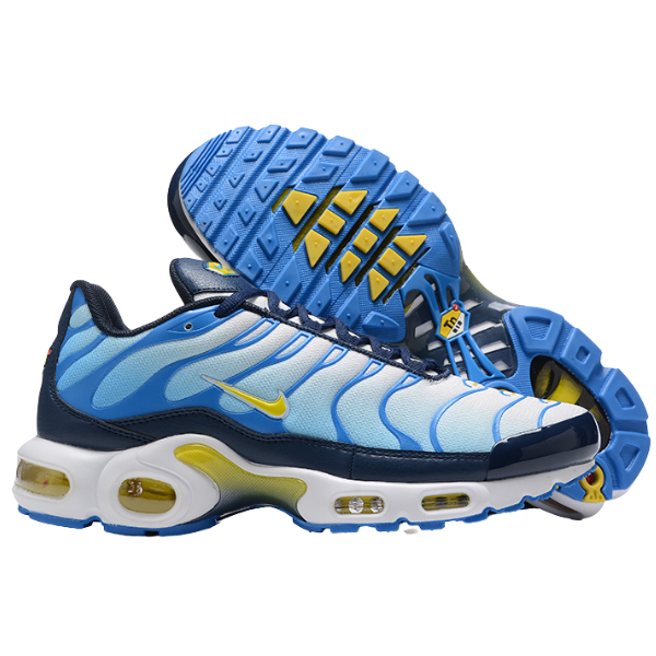 Zapatillas Nike Air Max Plus TN azules topacio dorados informales