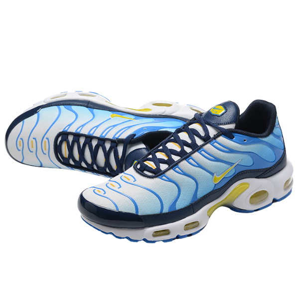 Zapatillas Nike Air Max Plus TN azules topacio dorados informales