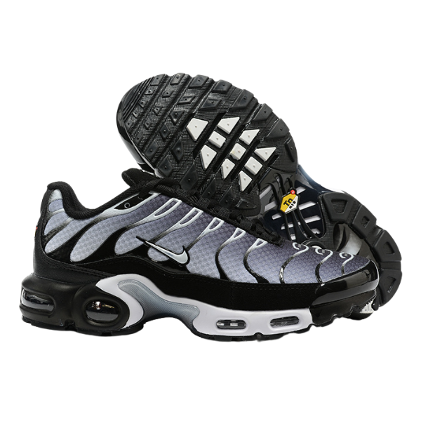 Nike Air Max Plus TN White Silver and Black Casual Shoes