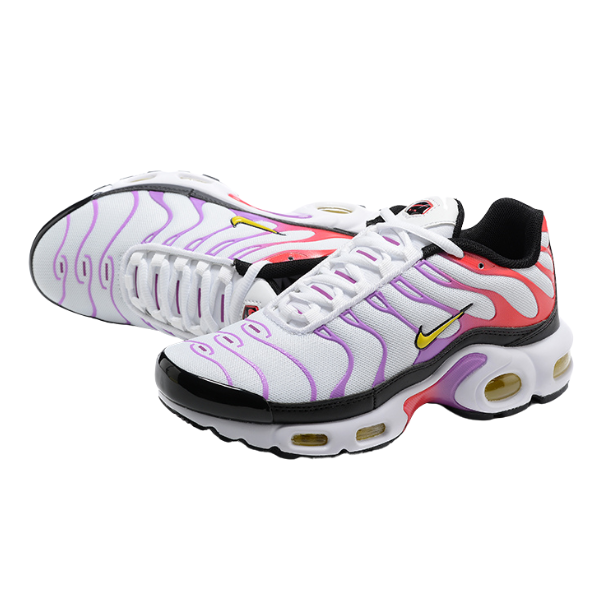 Nike Air Max Plus TN Zapatillas casuales blancas, rojas y moradas