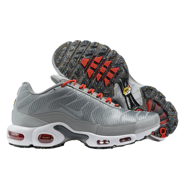Zapatillas Nike Air Max Plus TN informales en gris y rojo