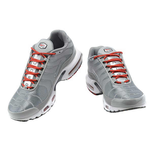 Zapatillas Nike Air Max Plus TN informales en gris y rojo