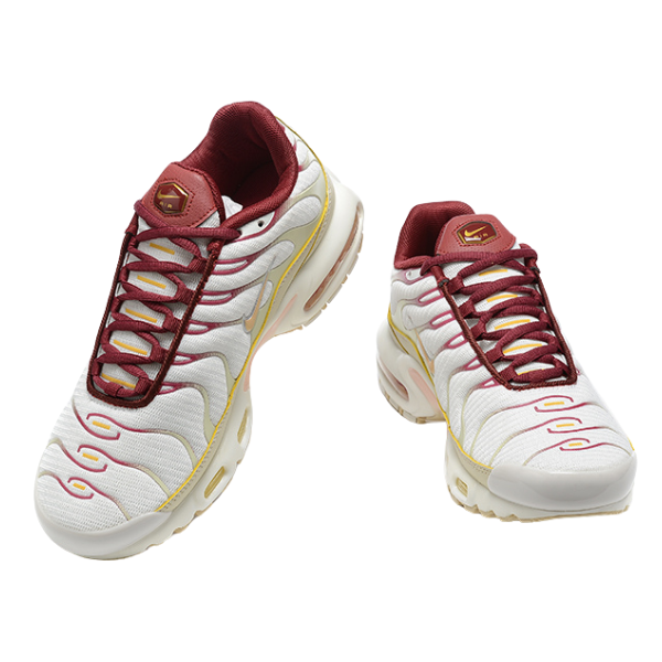 Nike Air Max Plus TN Sail and Team Red Casual Shoes