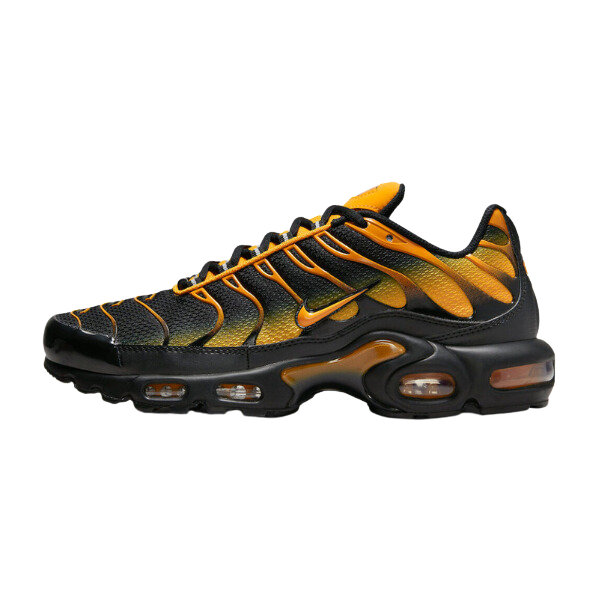 Zapatillas Nike Air Max Plus TN negras con diseño de reloj de sol