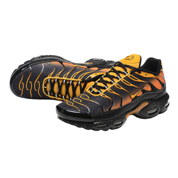 Zapatillas Nike Air Max Plus TN negras con diseño de reloj de sol