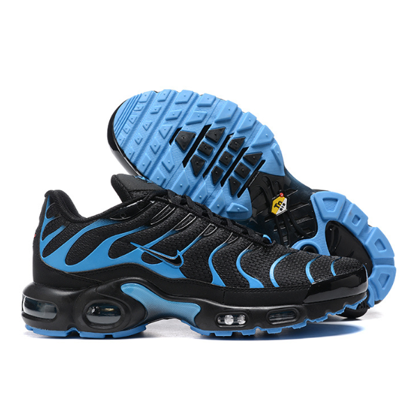 Zapatillas Nike Air Max Plus TN Tuned negras y azules universitarias