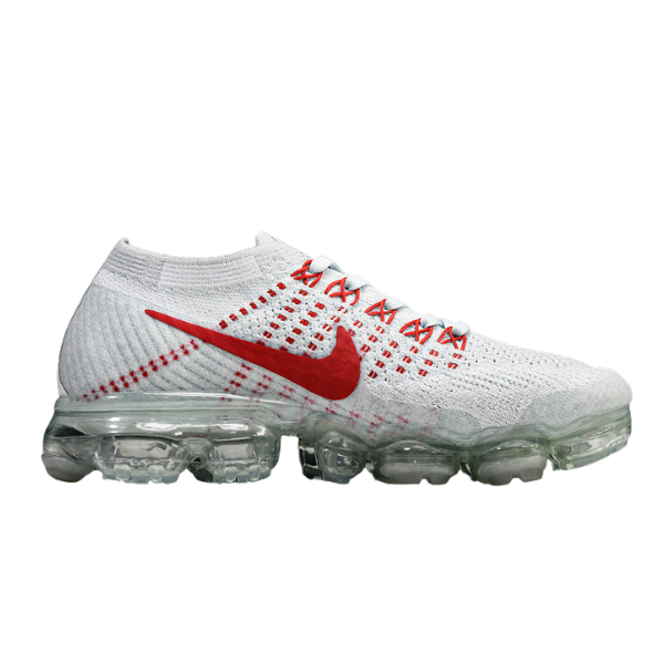 Nike Air VaporMax 2023 White and Red Casual Shoes