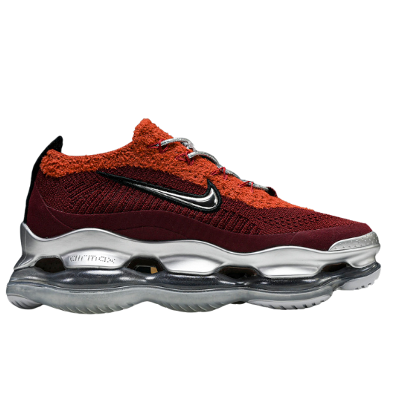 Zapatillas Nike Air VaporMax Scorpion rojas y plateadas informales