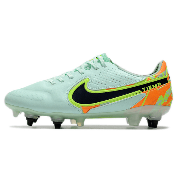 Nike Tiempo Legend 9 Elite Anti Clog Bonded Pack Black and White Soft Ground SG Football Boot