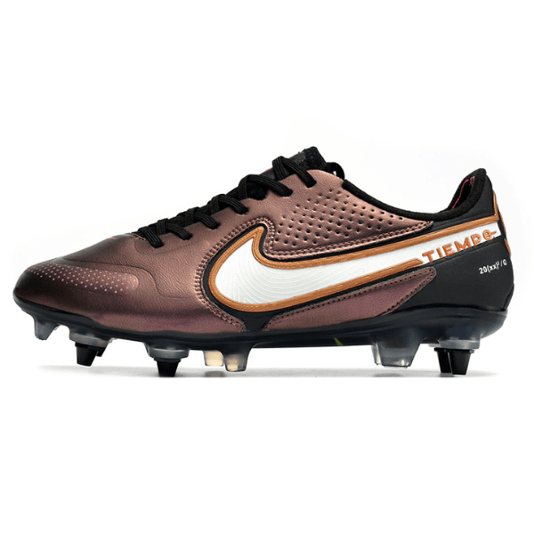 Nike Tiempo Legend 9 Elite Anti Clog Generation Pack Silver and Black Soft Ground SG Football Boot
