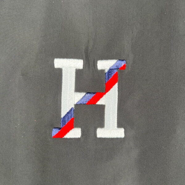 Chaqueta cortavientos Tommy Hilfiger negra, blanca y roja 