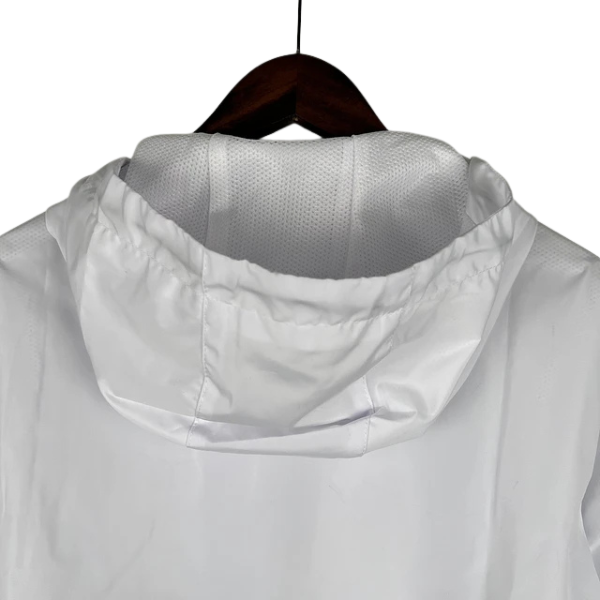 Chaqueta cortavientos blanca y negra de Tommy Hilfiger 