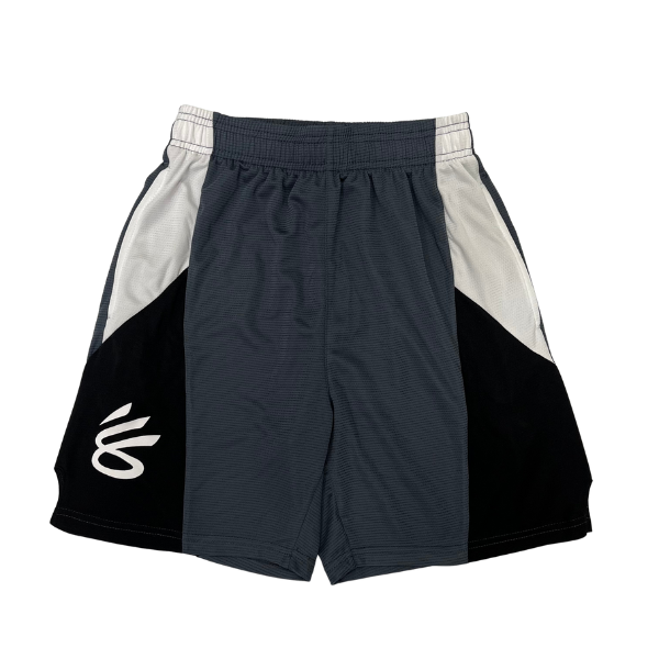Pantalones cortos Under Armour grises, negros y blancos 