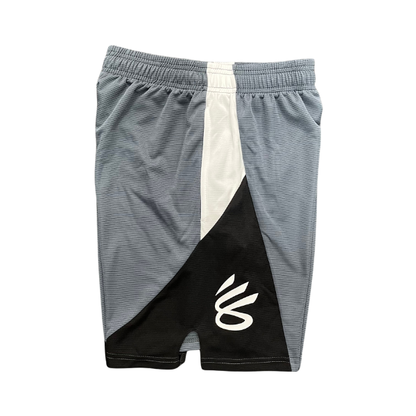 Pantalones cortos Under Armour grises, negros y blancos 